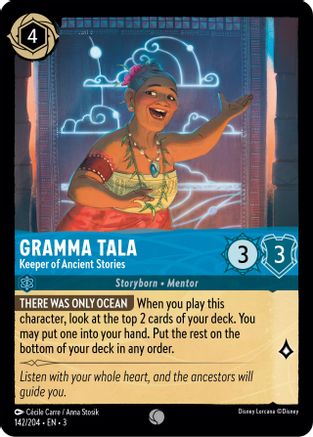 Gramma Tala - Keeper of Ancient Stories (142/204) [Into the Inklands] | Grognard Games