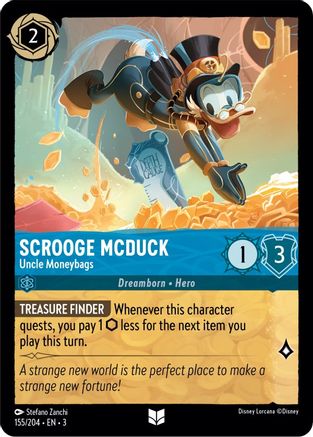 Scrooge McDuck - Uncle Moneybags (155/204) [Into the Inklands] | Grognard Games