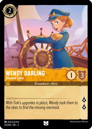 Wendy Darling - Talented Sailor (23/204) [Into the Inklands] | Grognard Games