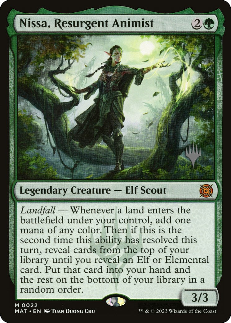 Nissa, Resurgent Animist (Promo Pack) [Murders at Karlov Manor Promos] | Grognard Games