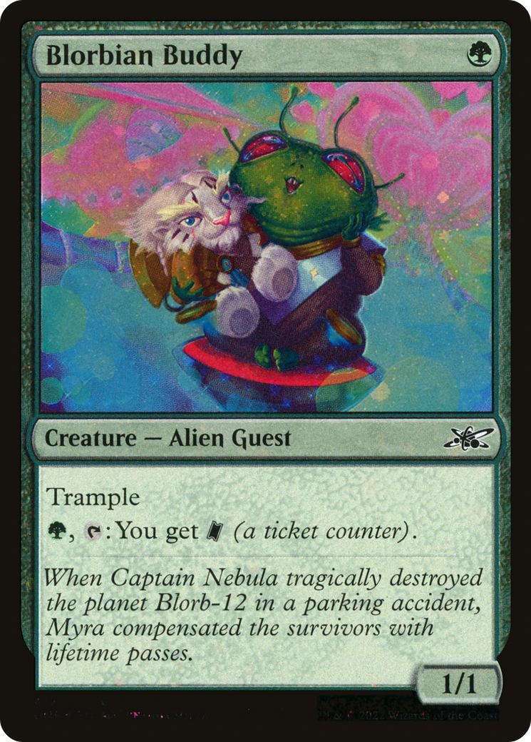 Blorbian Buddy (Galaxy Foil) [Unfinity] | Grognard Games