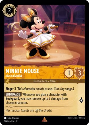 Minnie Mouse - Musical Artist (9/204) [Into the Inklands] | Grognard Games