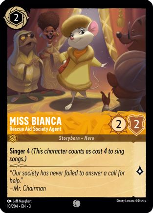 Miss Bianca - Rescue Aid Society Agent (10/204) [Into the Inklands] | Grognard Games