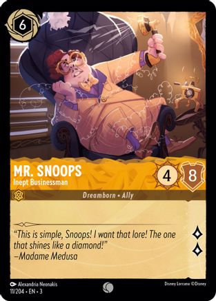 Mr. Snoops - Inept Businessman (11/204) [Into the Inklands] | Grognard Games