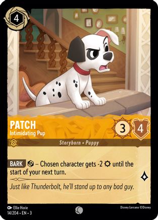 Patch - Intimidating Pup (14/204) [Into the Inklands] | Grognard Games