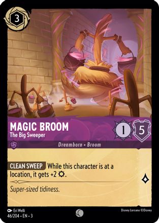 Magic Broom - The Big Sweeper (46//204) [Into the Inklands] | Grognard Games