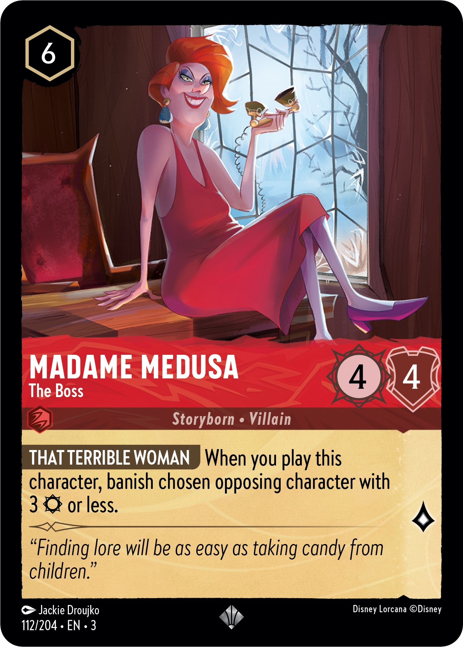 Madame Medusa - The Boss (112/204) [Into the Inklands] | Grognard Games