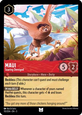 Maui - Soaring Demigod (113//204) [Into the Inklands] | Grognard Games