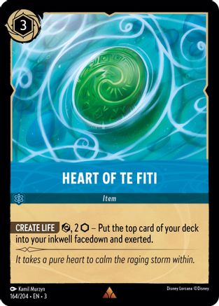 Heart of Te Fiti (164//204) [Into the Inklands] | Grognard Games