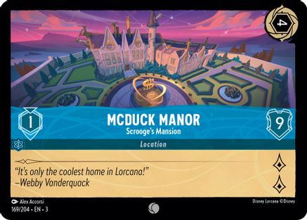 McDuck Manor - Scrooge's Mansion (169/204) [Into the Inklands] | Grognard Games