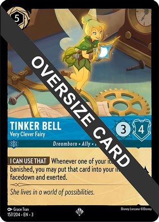 Tinker Bell - Very Clever Fairy (Oversized) (157/204) [Into the Inklands] | Grognard Games