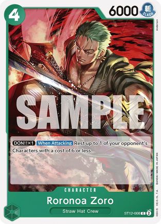 Roronoa Zoro (ST12-008) - Starter Deck 12: Zoro and Sanji | Grognard Games