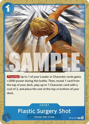 Plastic Surgery Shot (ST12-017) - Starter Deck 12: Zoro and Sanji | Grognard Games