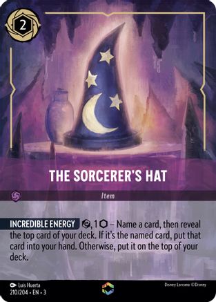 The Sorcerer's Hat (Alternate Art) (210/204) [Into the Inklands] | Grognard Games