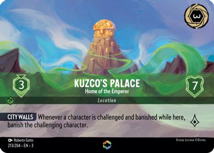 Kuzco's Palace - Home of the Emperor (Alternate Art) (213/204) [Into the Inklands] | Grognard Games