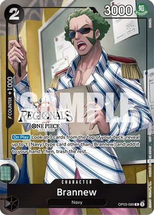 Brannew (Online Regional 2024) [Participant] (OP03-089) - One Piece Promotion Cards Foil | Grognard Games