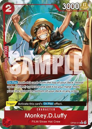 Monkey.D.Luffy (Alternate Art) (OP06-013) - Wings of the Captain Foil | Grognard Games
