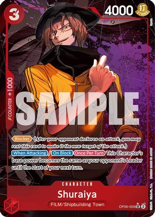 Shuraiya (Alternate Art) (OP06-009) - Wings of the Captain Foil | Grognard Games