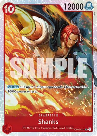 Shanks (OP06-007) - Wings of the Captain Foil | Grognard Games