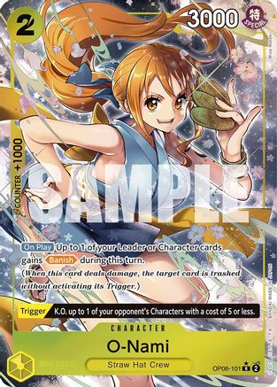 O-Nami (Alternate Art) (OP06-101) - Wings of the Captain Foil | Grognard Games