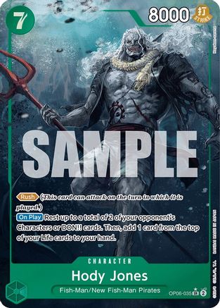 Hody Jones (035) (Alternate Art) (OP06-035) - Wings of the Captain Foil | Grognard Games