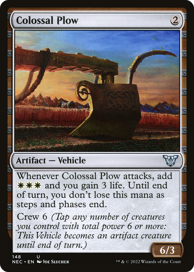 Colossal Plow [Kamigawa: Neon Dynasty Commander] | Grognard Games