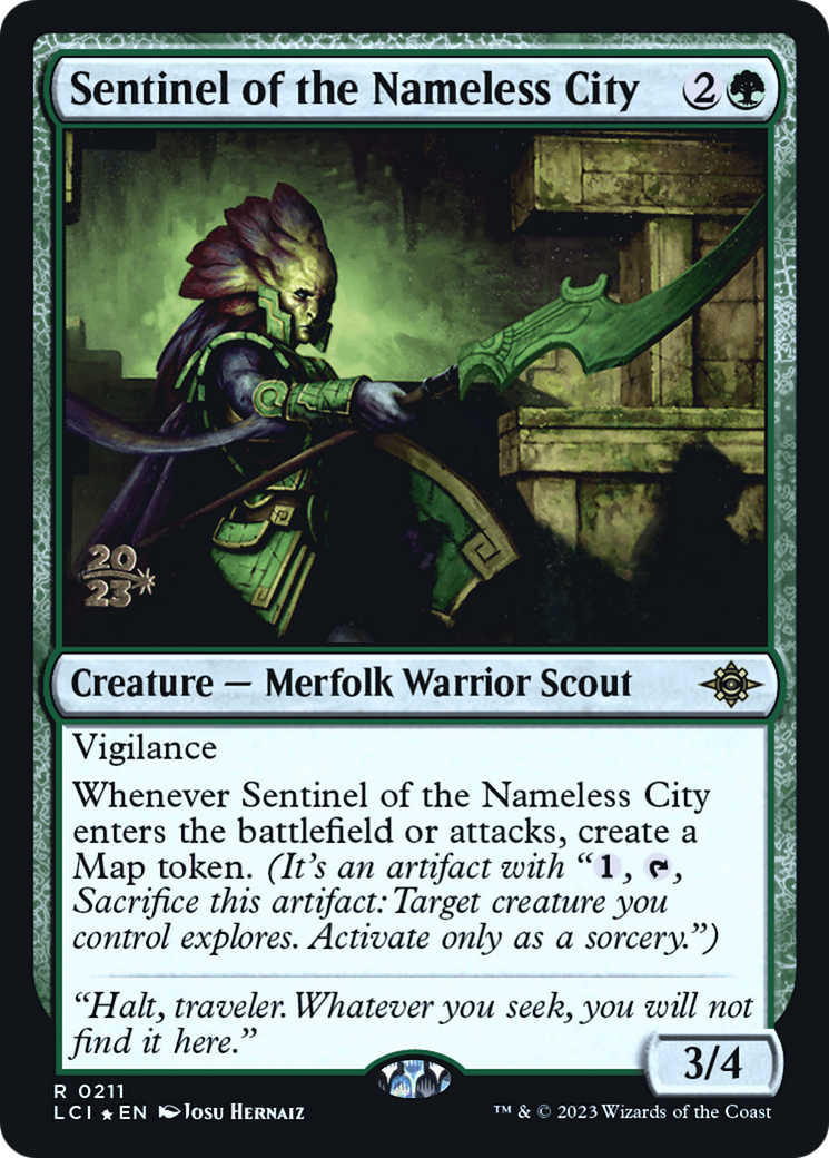 Sentinel of the Nameless City [The Lost Caverns of Ixalan Prerelease Cards] | Grognard Games
