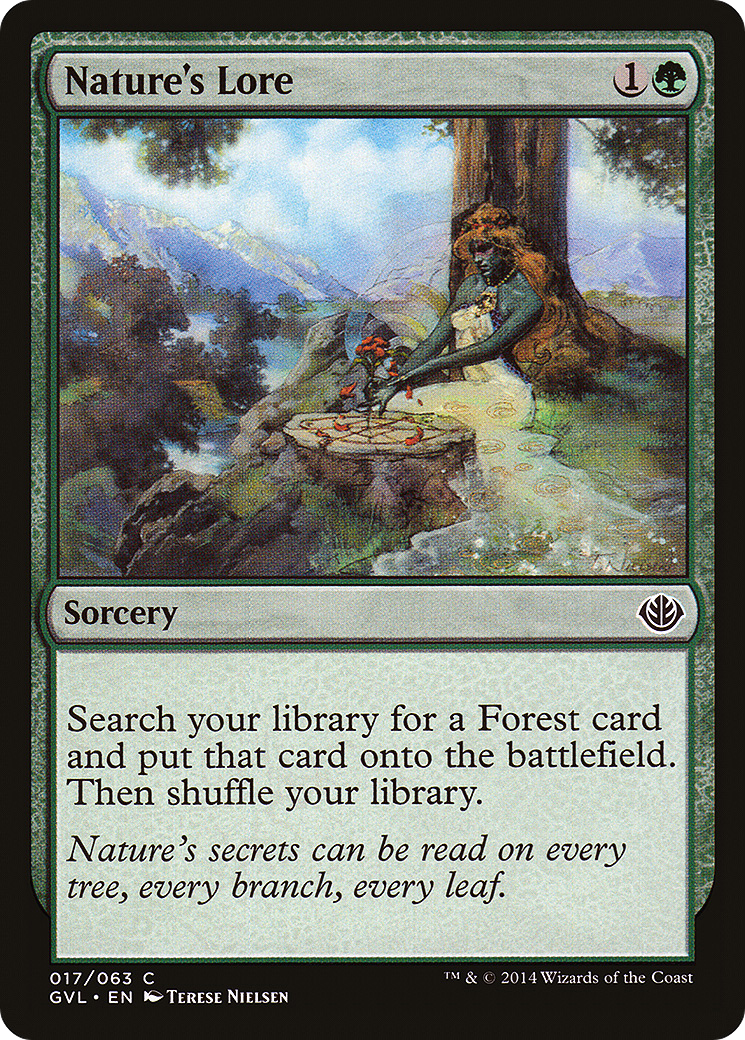 Nature's Lore (DD3-017) - Duel Decks Anthology: Garruk vs. Liliana Foil | Grognard Games
