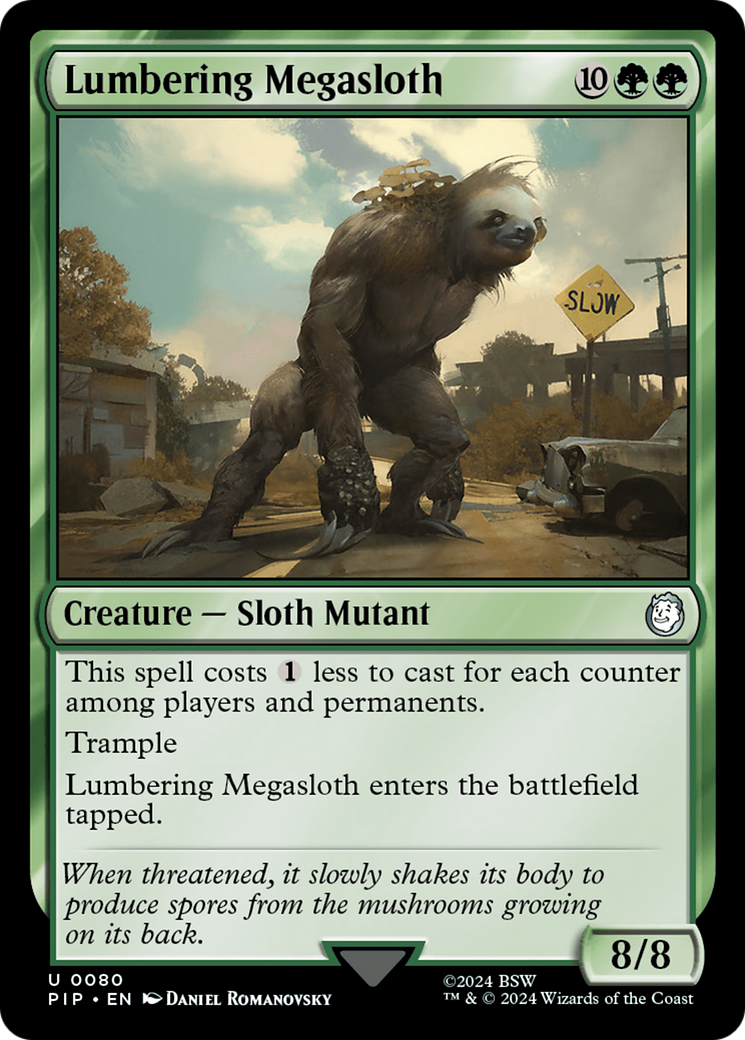 Lumbering Megasloth [Fallout] | Grognard Games