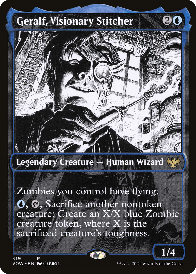 Geralf, Visionary Stitcher (Showcase Eternal Night) [Innistrad: Crimson Vow] | Grognard Games