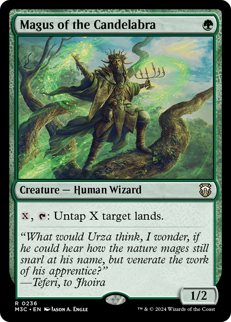 Magus of the Candelabra (Ripple Foil) [Modern Horizons 3 Commander] | Grognard Games