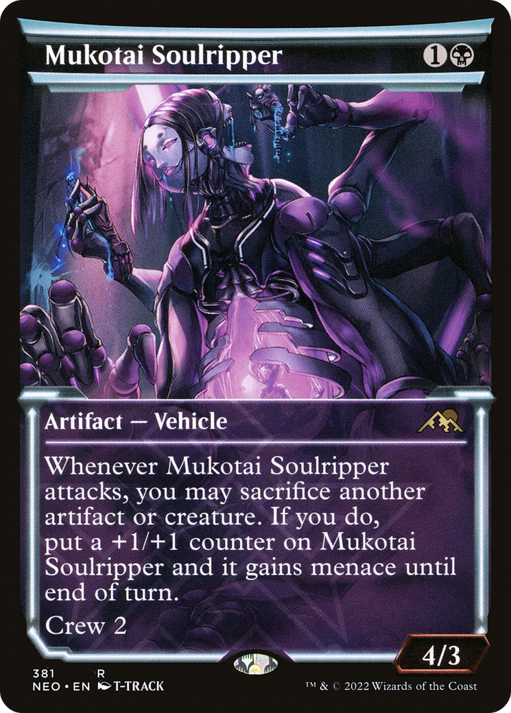 Mukotai Soulripper (Showcase Soft Glow) [Kamigawa: Neon Dynasty] | Grognard Games