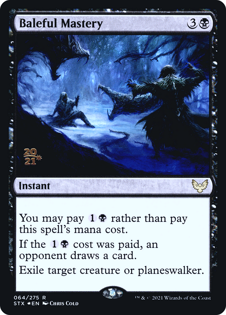 Baleful Mastery [Strixhaven: School of Mages Prerelease Promos] | Grognard Games