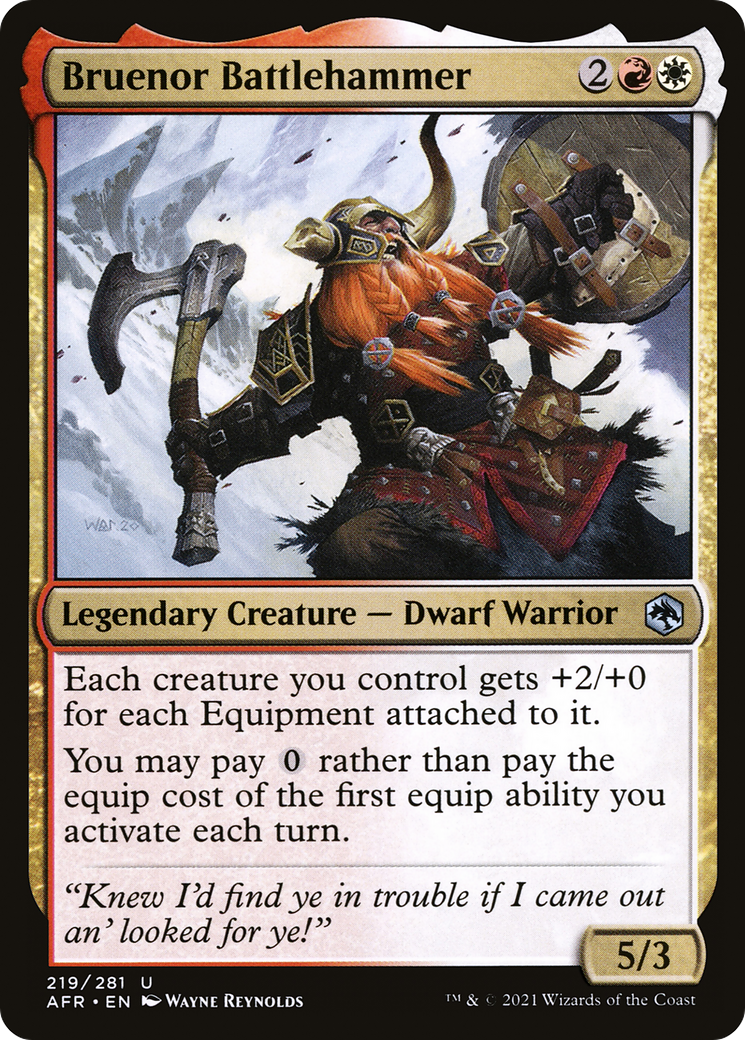 Bruenor Battlehammer [Dungeons & Dragons: Adventures in the Forgotten Realms] | Grognard Games