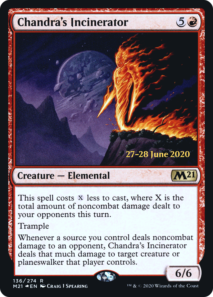 Chandra's Incinerator  [Core Set 2021 Prerelease Promos] | Grognard Games