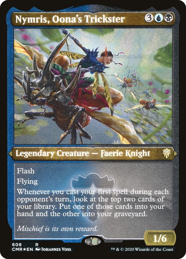 Nymris, Oona's Trickster (Etched) [Commander Legends] | Grognard Games