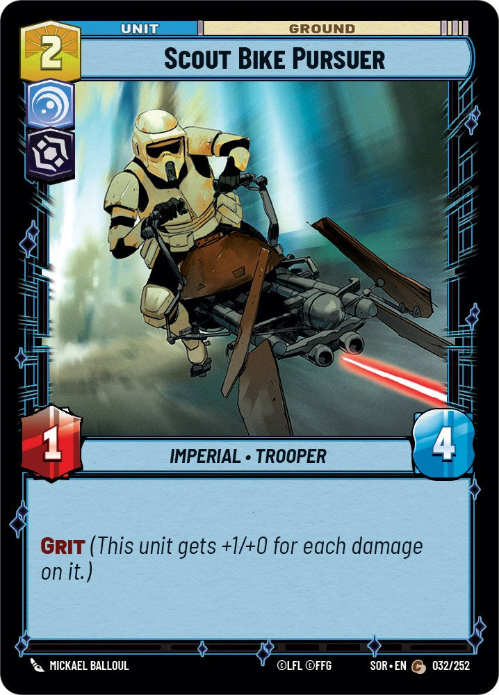 Scout Bike Pursuer (032/252) [Spark of Rebellion] | Grognard Games