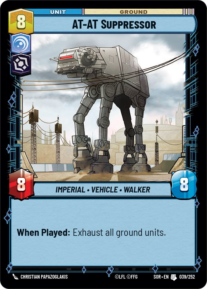 AT-AT Suppressor (039/252) [Spark of Rebellion] | Grognard Games