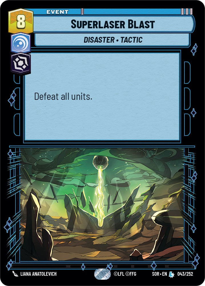 Superlaser Blast (043/252) [Spark of Rebellion] | Grognard Games