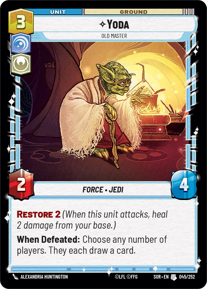 Yoda - Old Master (045/252) [Spark of Rebellion] | Grognard Games