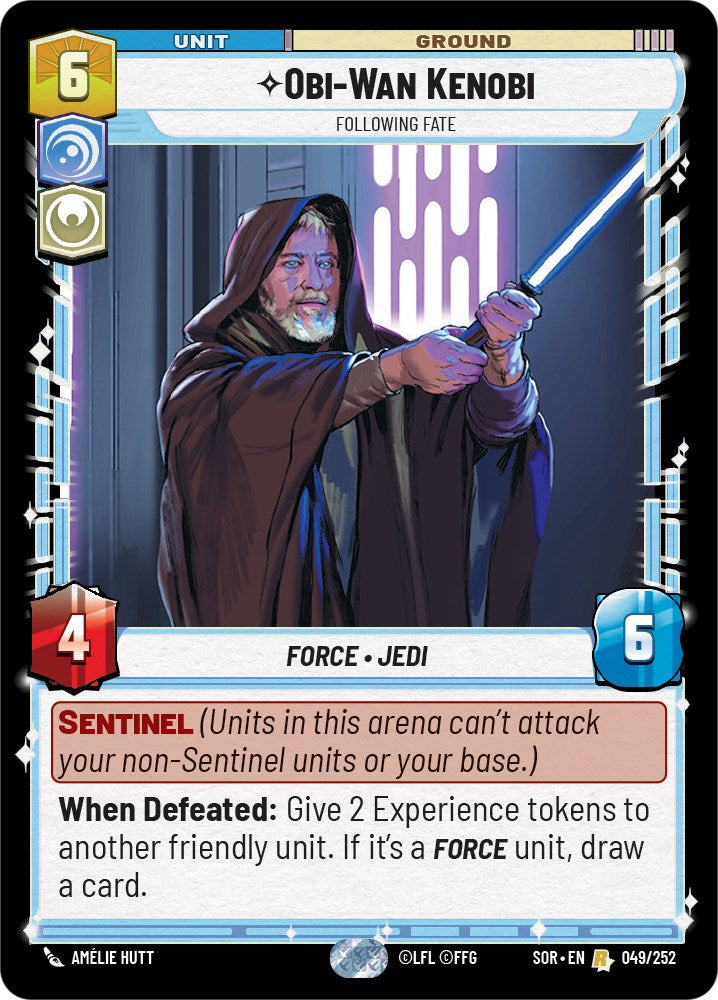 Obi-Wan Kenobi - Following Fate (049/252) [Spark of Rebellion] | Grognard Games