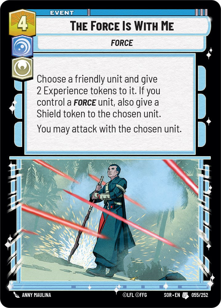 The Force is With Me (055/252) [Spark of Rebellion] | Grognard Games