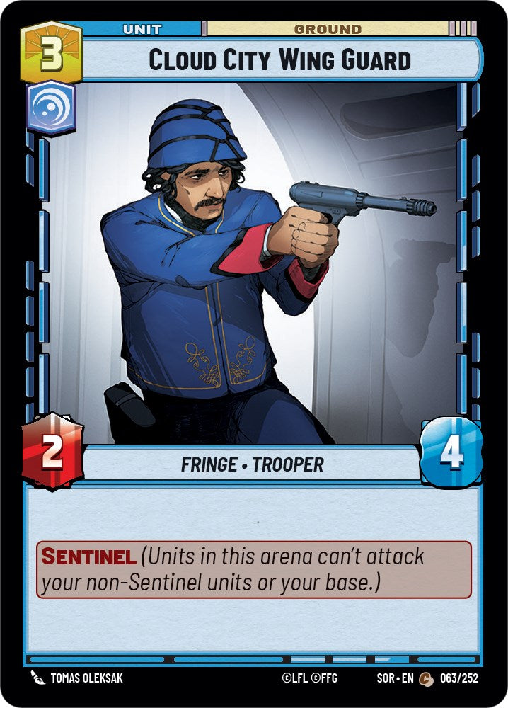 Cloud City Wing Guard (063/252) [Spark of Rebellion] | Grognard Games