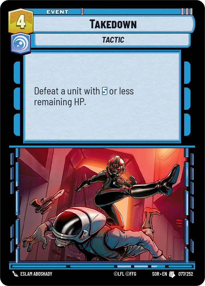 Takedown (077/252) [Spark of Rebellion] | Grognard Games