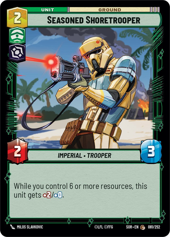 Seasoned Shoretrooper (081/252) [Spark of Rebellion] | Grognard Games