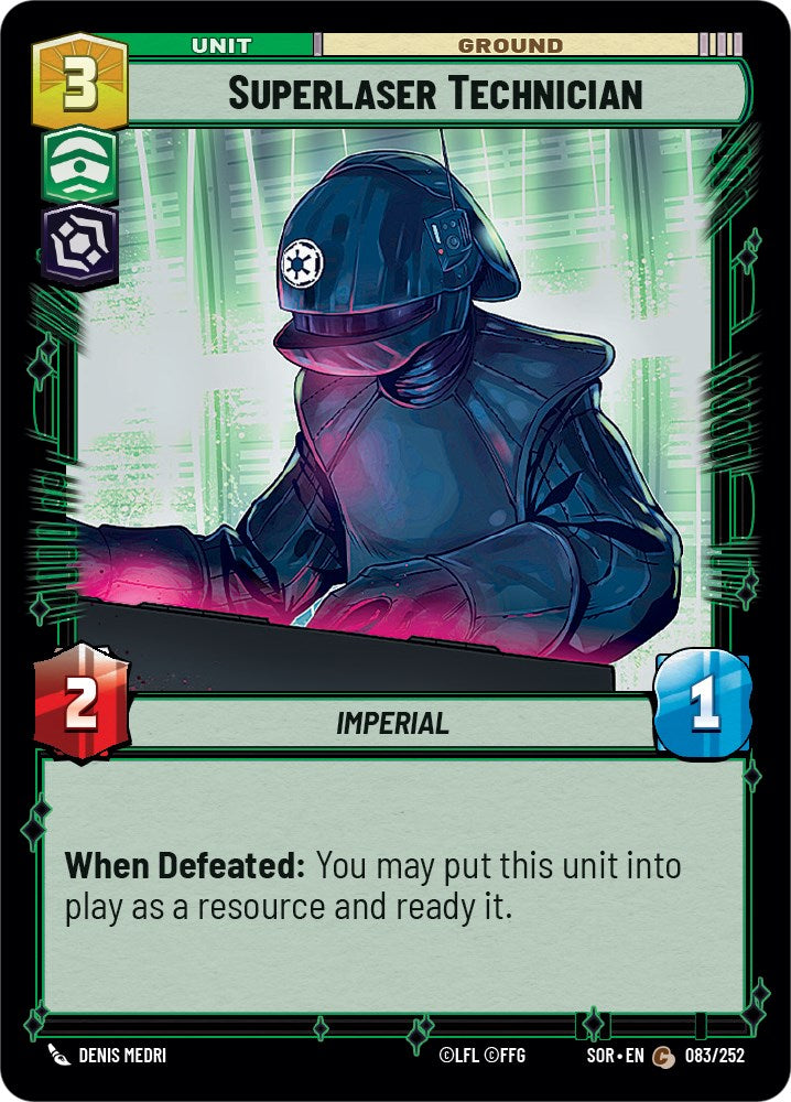 Superlaser Technician (083/252) [Spark of Rebellion] | Grognard Games