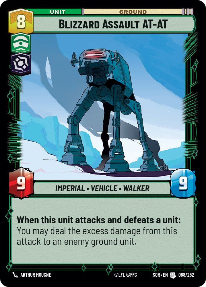 Blizzard Assault AT-AT (088/252) [Spark of Rebellion] | Grognard Games