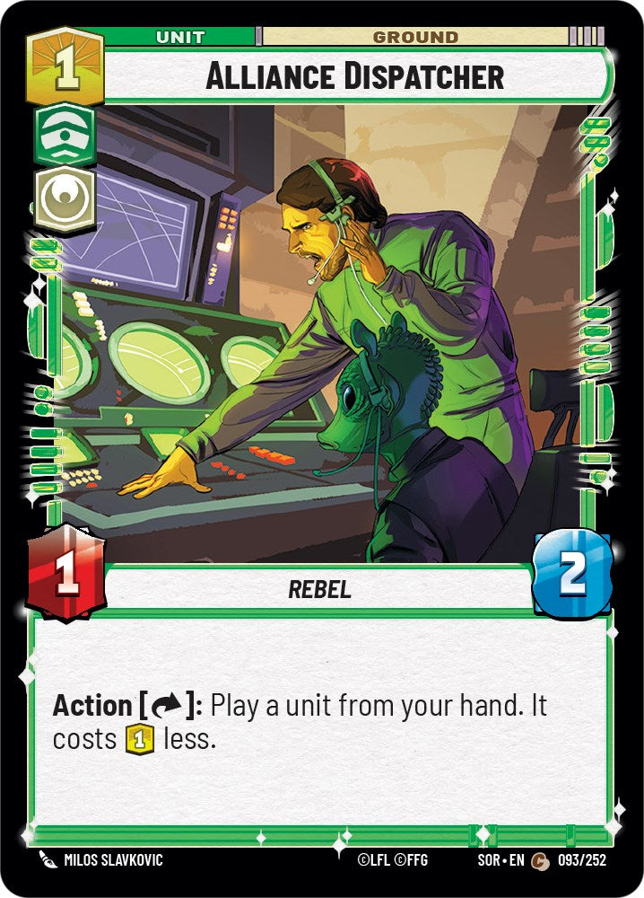 Alliance Dispatcher (093/252) [Spark of Rebellion] | Grognard Games