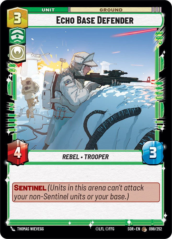 Echo Base Defender (098/252) [Spark of Rebellion] | Grognard Games