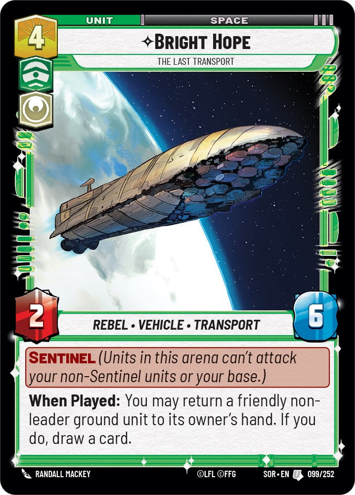 Bright Hope - The Last Transport (099/252) [Spark of Rebellion] | Grognard Games